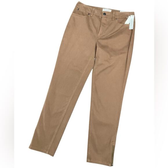 Talbot’s Women's Simply Flattering 5 Pocket Ankle Sateen Pants Size 6 NWT - Picture 1 of 8